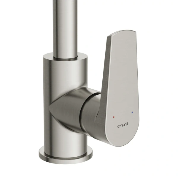 Смеситель для кухни Cersanit Moduo сатин, на мойку, на столешницу - фото 6