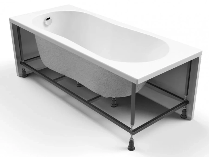 Ванна акриловая Cersanit Nike 63346 150 x 70 см, прямоугольная, белая - фото 4