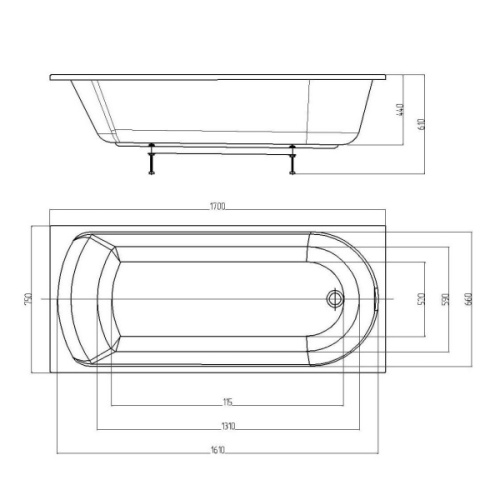 Схема, без гидромассажа, недорогие, большие - фото 6