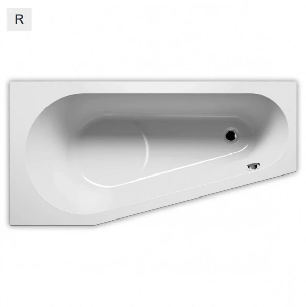 Акриловая ванна Riho Delta Plug & Play B066007005/B067007005, 150 x 80 см, левая/правая, цвет белый - фото 2