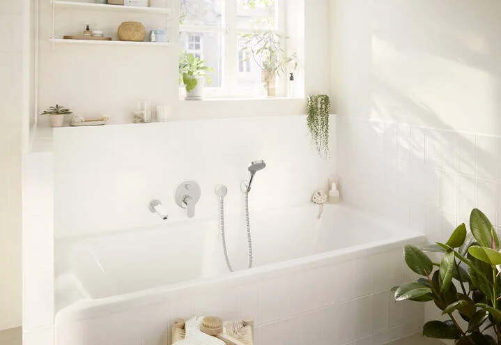 Смеситель для душа Hansgrohe Rebris хром, однорычажные, двухрычажные - фото 7