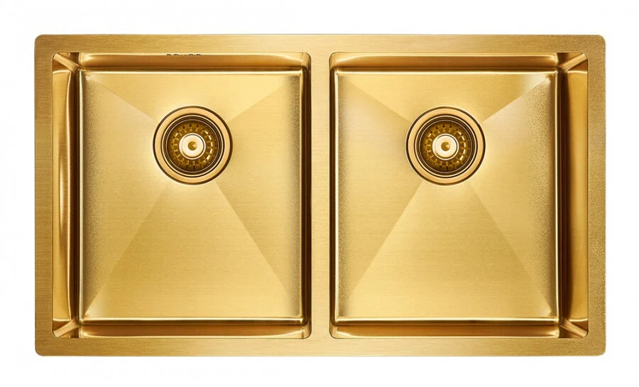 Мойка для кухни Paulmark Twin PM237844 78 см с двумя чашами