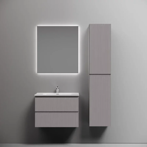 Тумба под раковину подвесная Sancos Snob T 70 см Doha Soft, современная, hi-tech - фото 3