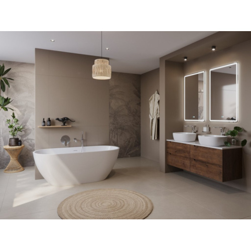 Ванна акриловая BelBagno Uno 160x73 см отдельностоящая, без гидромассажа, большие - фото 6
