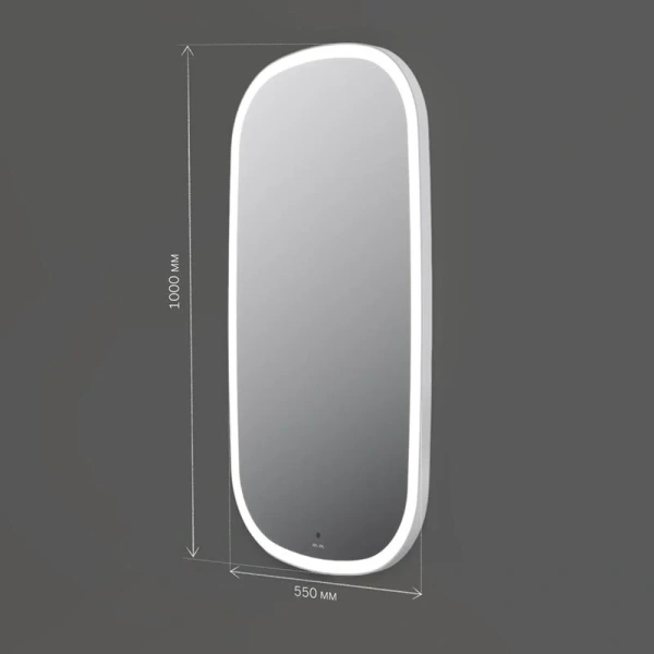 Зеркало с подсветкой Am.Pm Func 55 см с защитой от воды, нет в наличии - фото 2