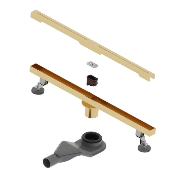 Душевой трап RGW SDR-52Gb 60 см золото Brush - фото 3