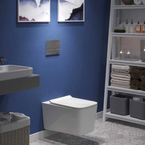 Клавиша смыва BERGES Novum F3 хром глянец, слив эконом-стандарт с двумя клавишами - фото 3