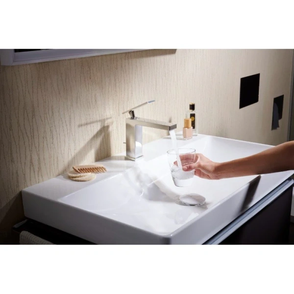 Смеситель для раковины Hansgrohe Tecturis E хром - фото 3