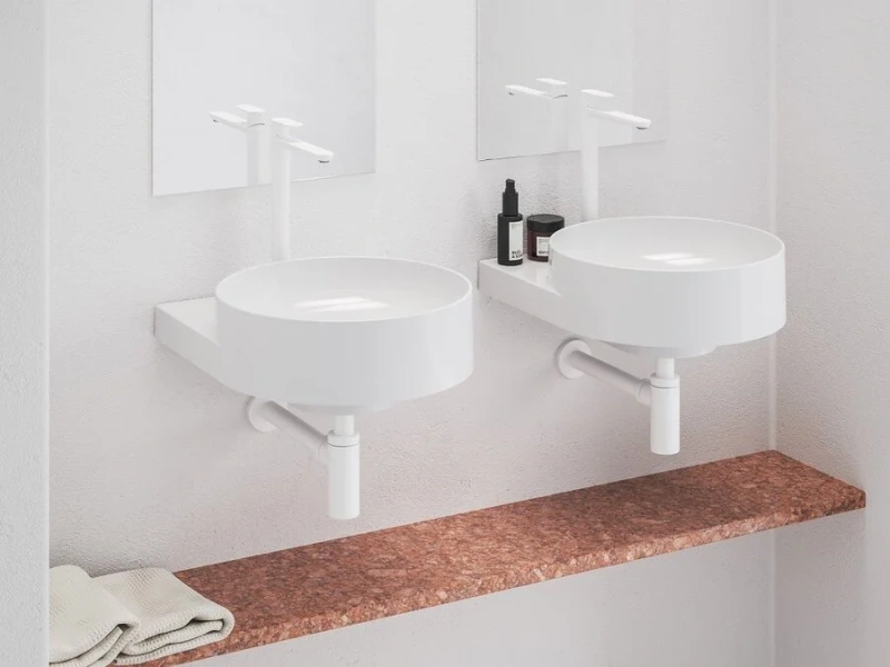 Смеситель для раковины Ravak Eleganta белый матовый, современные, hi-tech - фото 3
