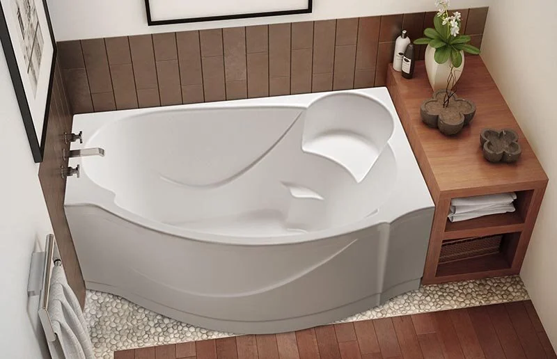 Акриловая ванна Eurolux Александрия, 170 х 110 см, белая, L/R, угловые, приставные, встраиваемые - фото 6
