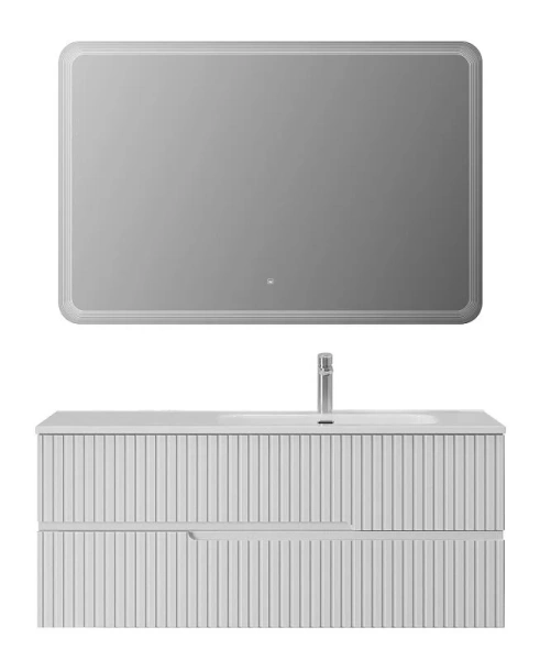 Тумба под раковину подвесная Cezares Duet 120 см правосторонняя, окрашенные, другие - фото 9