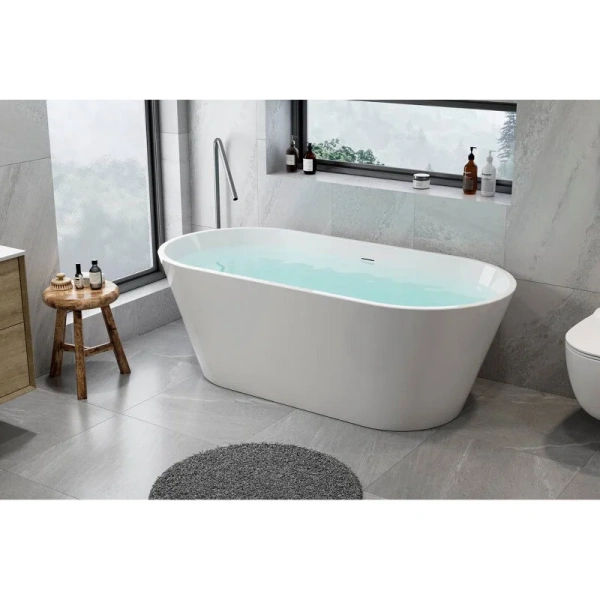 Ванна акриловая Royal Bath Pafos RB610000BL, 180 x 80 см, цвет белый - фото 1