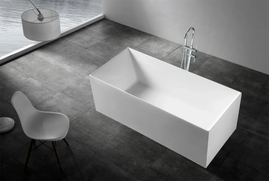 Акриловая ванна Abber 170х75 см отдельностоящая, современныe, hi-tech - фото 3