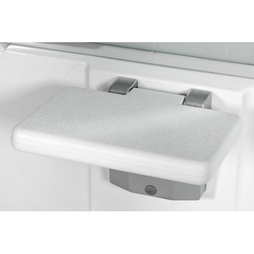 Душевая кабина Deto V 120х90 см высокий поддон, со стеклянными задними стенками - фото 8