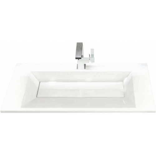 Раковина-топ, La BeauteFINISTERE белая 75см - фото 5