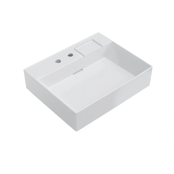 Раковина Kerama Marazzi Logica 60 см с двумя отверстиями - фото 1