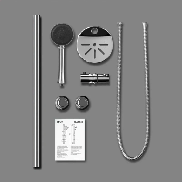 Душевой гарнитур Dorff Classic хром index_1 - фото 6