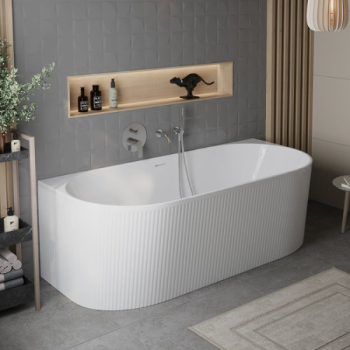 Ванна акриловая BelBagno 170x80 см белая - фото 3