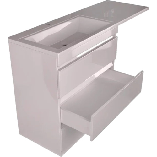 Тумба под раковину напольная Style Line Даллас 77 см белая, 80 см - фото 6