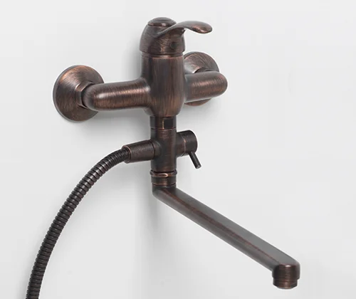 Смеситель для ванны WasserKRAFT Isar бронза - фото 2