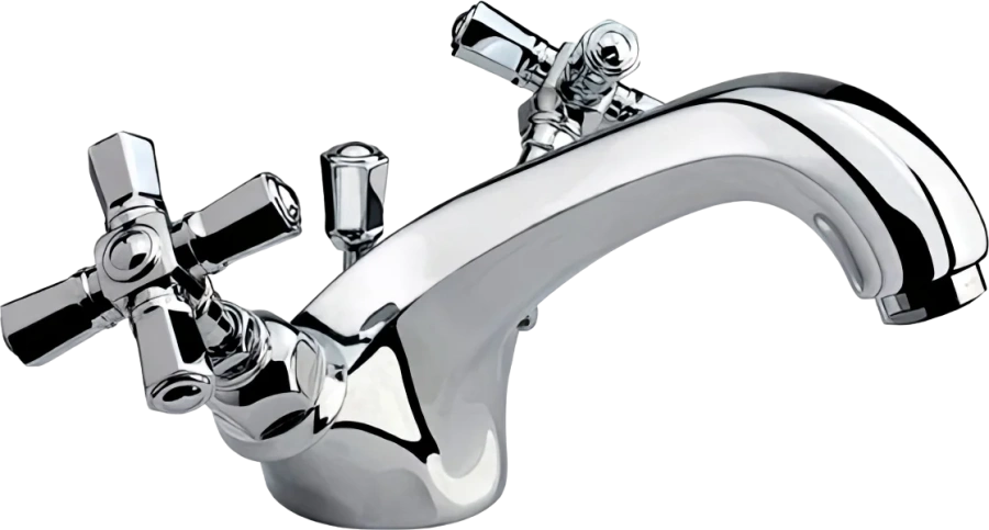 Смеситель для раковины Nicolazzi Teide Foure двухрычажный хром - фото 1