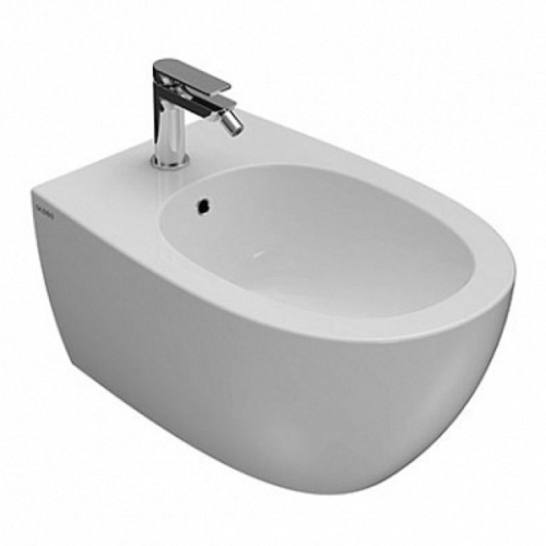 Биде подвесное Globo 4all белое матовое - фото 1