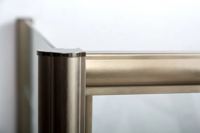 Душевой уголок Cezares Giubileo 120х90 см стекло прозрачное с матовым принтом профиль хром - фото 4