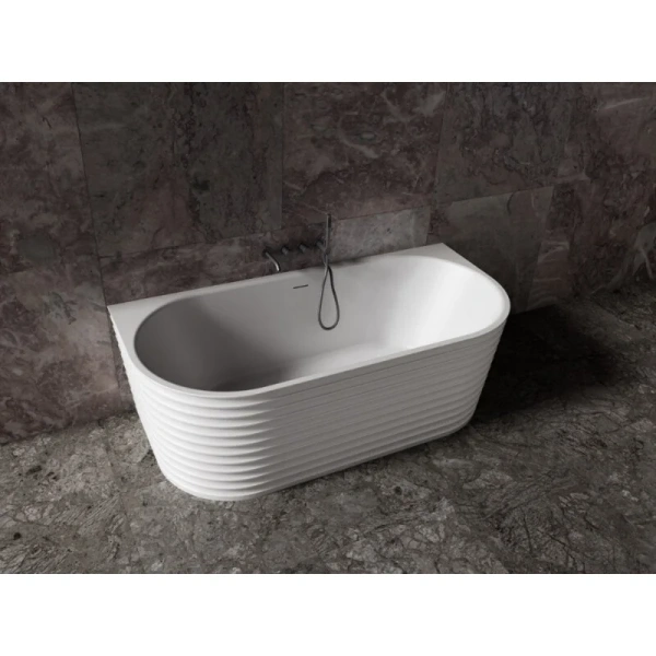 Ванна из искусственного камня Abber Stein 170x80 см пристенная - фото 4