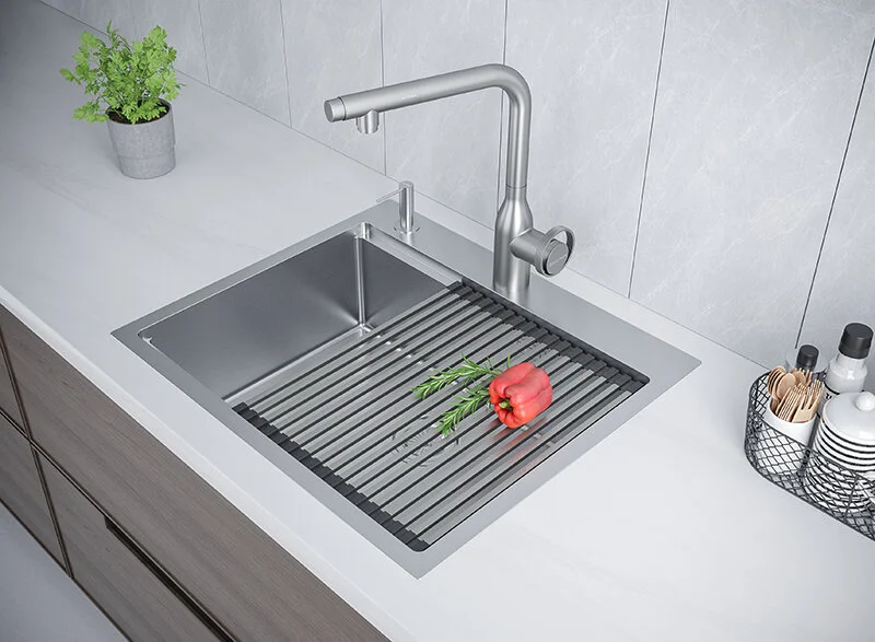 Мойка для кухни Paulmark Brim-Pro PM705951 59 см прямоугольная - фото 3