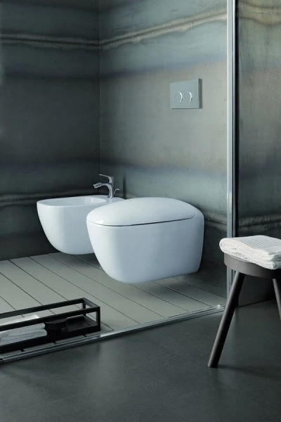 Унитаз подвесной Geberit Citterio 500.510.01.1 безободковый - фото 4