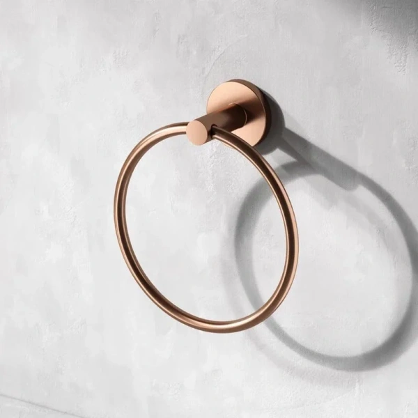 Полотенцедержатель Am.Pm X-Joy розовое золото - фото 4