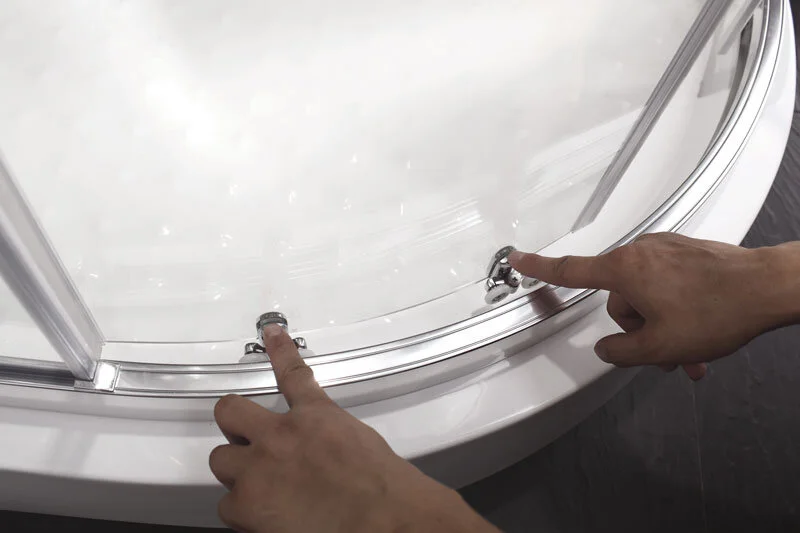 Душевой уголок Cezares Anima 120x90 см рифленое стекло, стеклянные, угловые, без поддона - фото 6