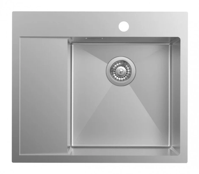 Мойка для кухни IDDIS Haze 59 см чаша слева, матовая нержавейка - фото 6
