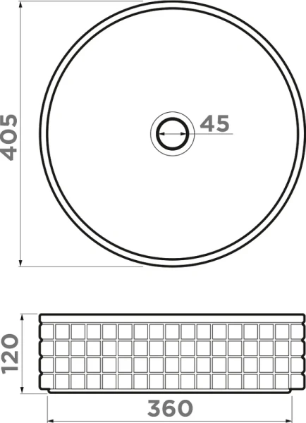 Раковина Omoikiri Akira bl 40 см черная - фото 3
