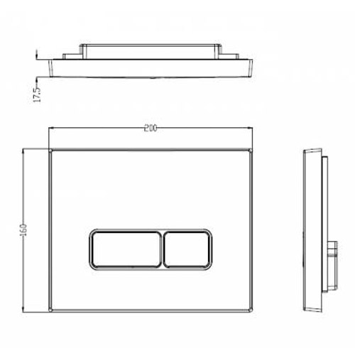 Клавиша смыва WeltWasser WW INS WW MARBERG 410 SE пластиковая - фото 4