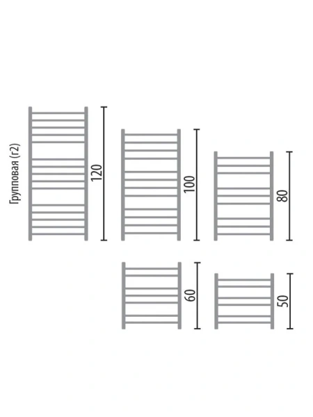 Полотенцесушитель водяной Ника Classic 60x50 см хром - фото 3