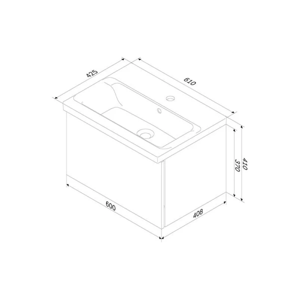 Тумба подвесная для раковины AM.PM Gem M90FHX06021, в наличии - фото 2