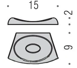 Мыльница Colombo Land настольная - фото 2