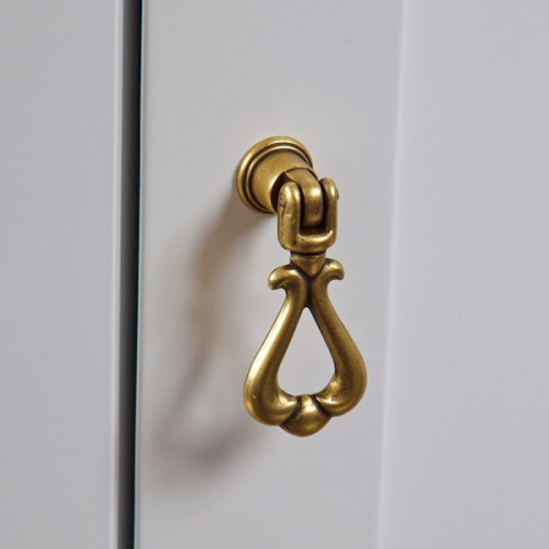 Шкаф, цвет белый глянец, фурнитура бронза, La Beaute Marian, по запросу - фото 2