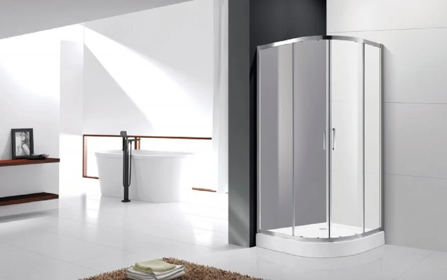 Душевой уголок Cezares Molveno 120х90 см стекло прозрачное профиль хром, современные, hi-tech - фото 3