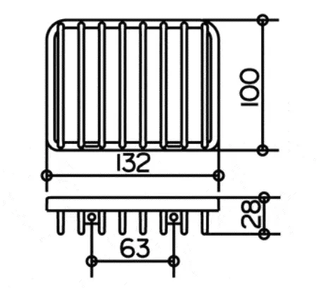Решётка для ванной Keuco 24901 010000 - фото 2