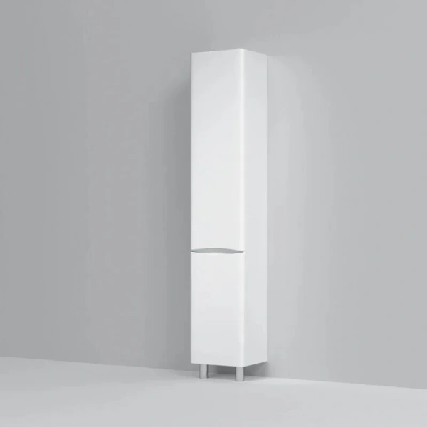 Шкаф-пенал напольный Am.Pm Like 35 см левый белый глянец - фото 4