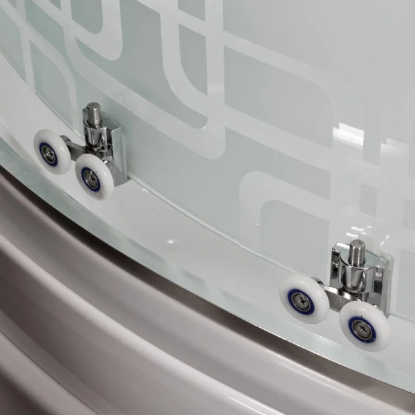 Душевая кабина Deto EM 100x100 см с крышей, современныe, hi-tech, декорированныe - фото 10