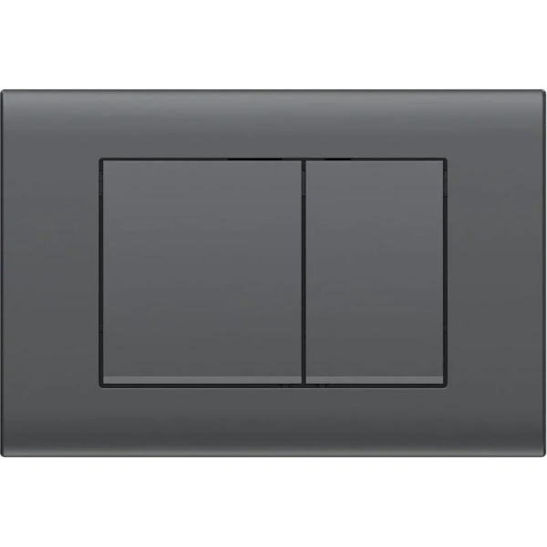 Клавиша смыва Vincea вороненая сталь - фото 1