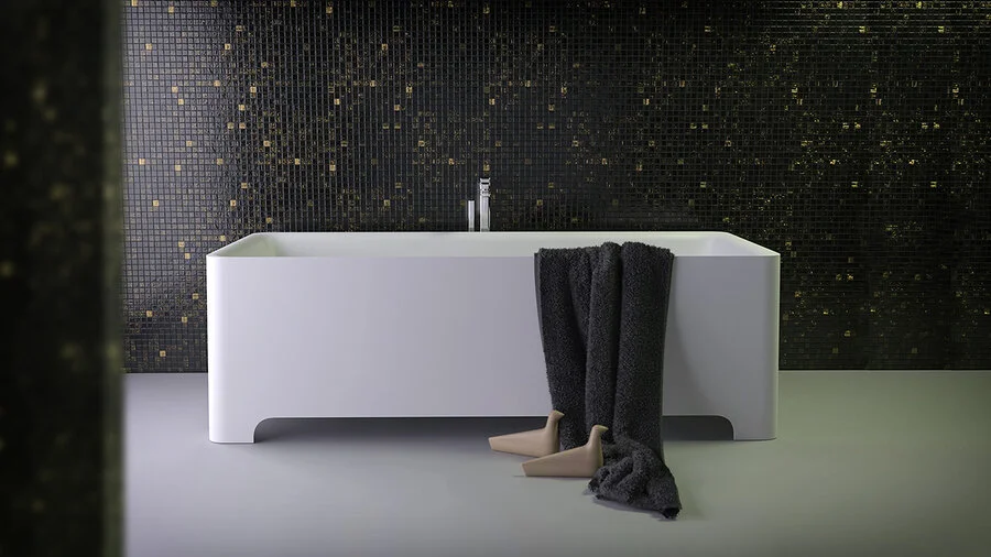 Ванна из искусственного камня Knief Feel 0600-021-01 bi matt 180 х 80 см - фото 1