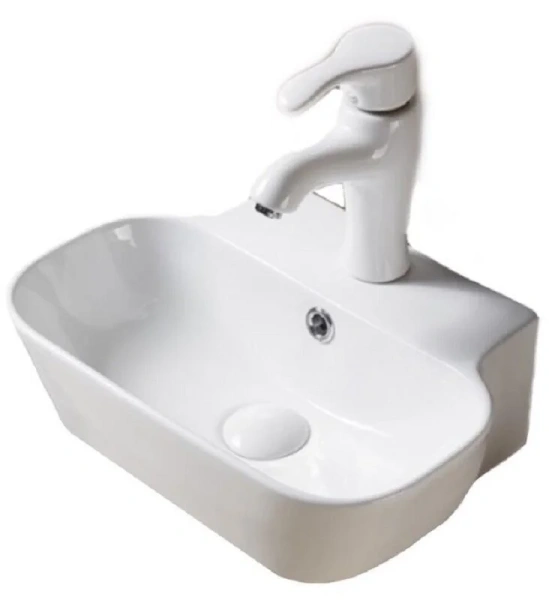 Раковина SantiLine 42 см белая - фото 1