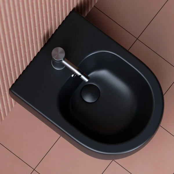 Биде подвесное Ceramica Nova Play черное матовое index_1 - фото 7