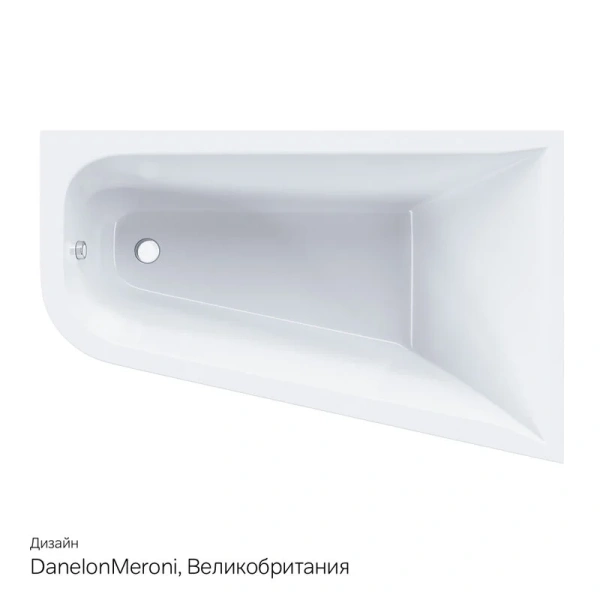 Ванна акриловая Am.Pm Spirit W72A-160 160х100 см ассиметричная