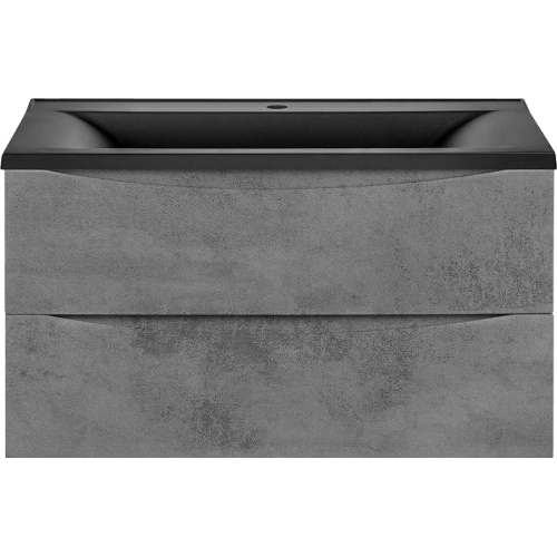 Тумба под раковину подвесная Vincea Mia 89 см Beton, 90 см - фото 6