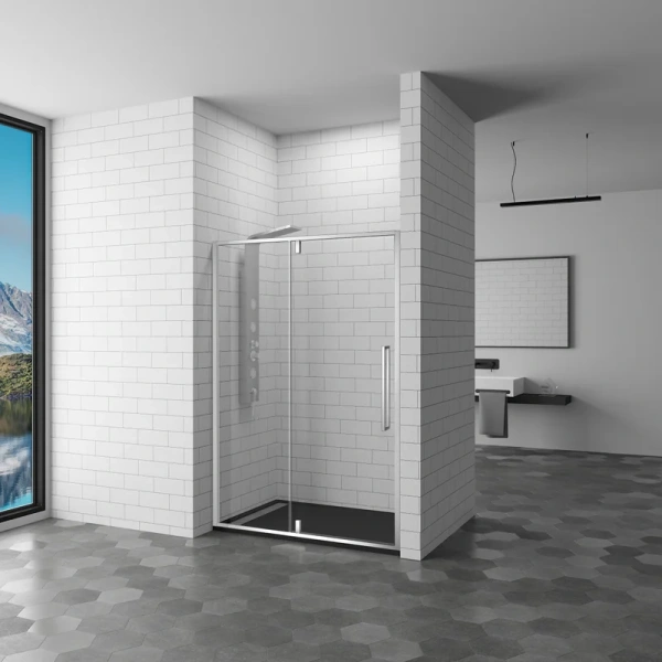 Душевая дверь в нишу RGW Stilvoll SV-03 120 см профиль хром, современные, hi-tech - фото 2
